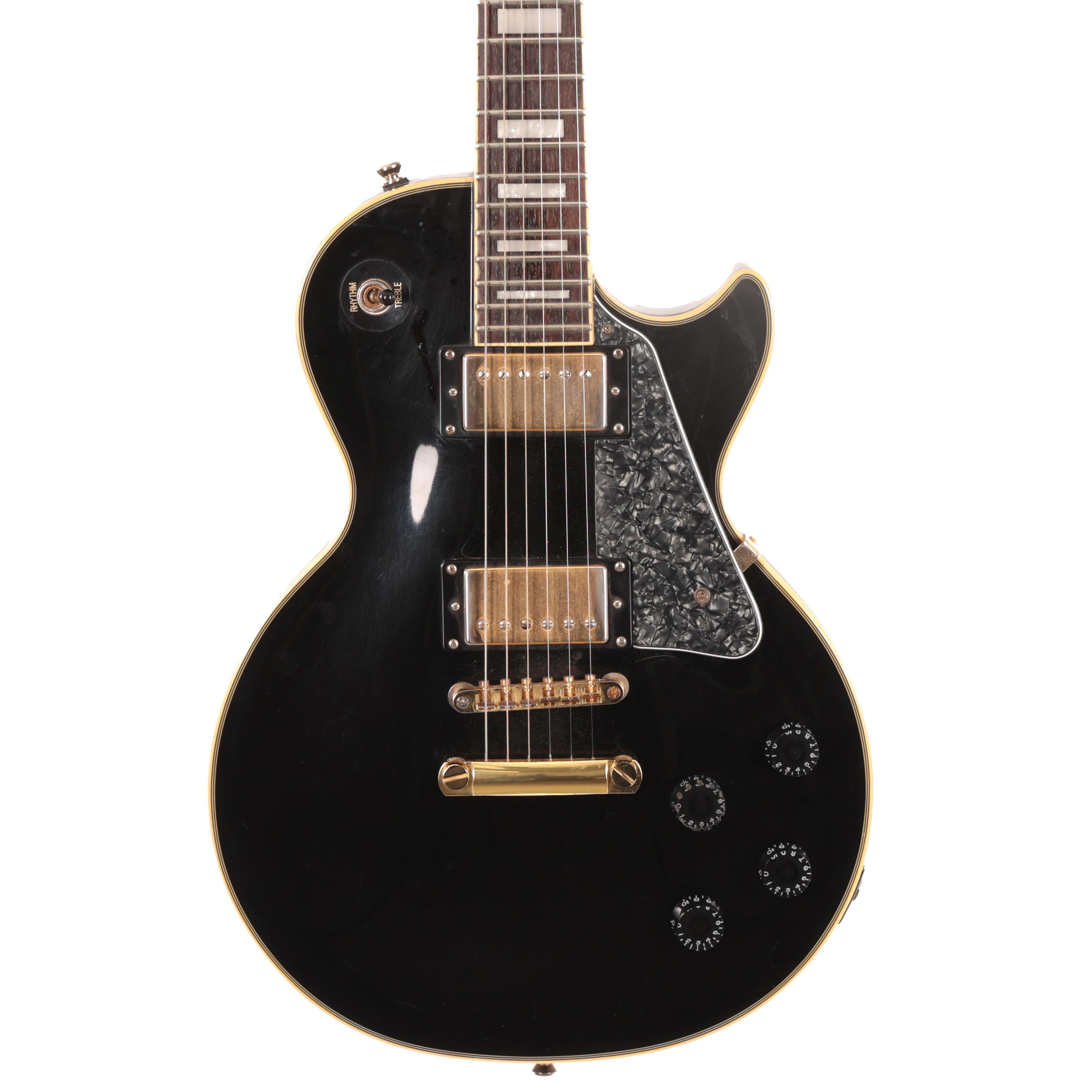 Second Hand Epiphone Les Paul Custom Pro in Ebony - Andertons